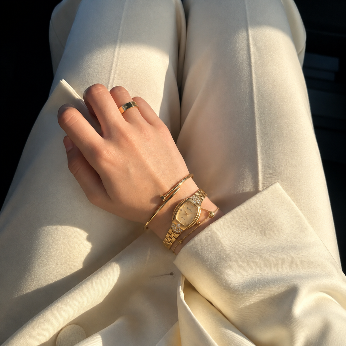 Trocadéro Watch Gold | Sanlez
