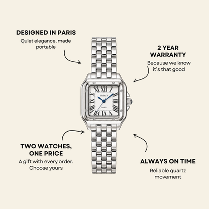 Le Marais Watch Argent | Sanlez