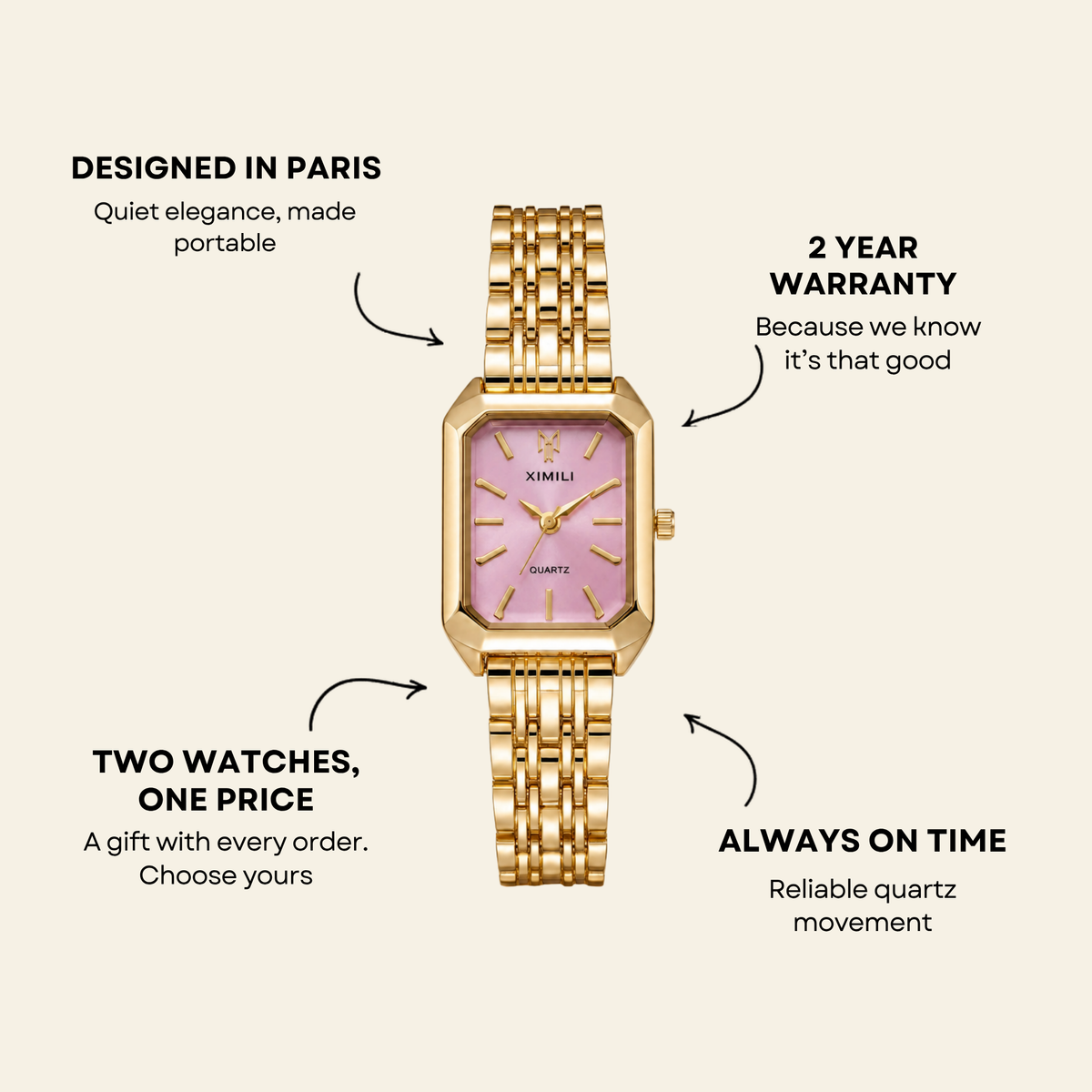 Le Marais Watch Petal | Sanlez