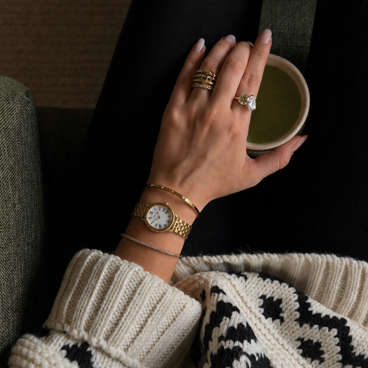 St-Germain Watch Gold | Sanlez