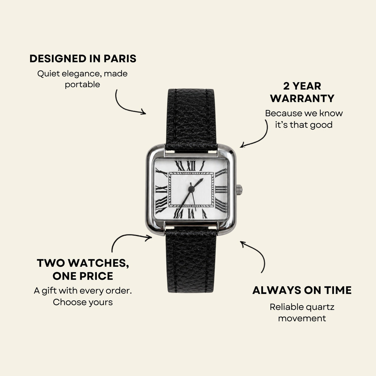 Concorde Watch Black